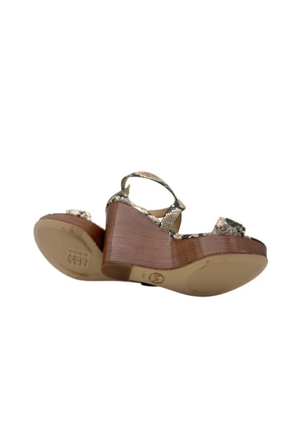 MICHAEL KORS - CARMEN SNAKE SANDAL HEELS - Image 2